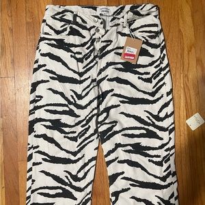 Reformation Tiger High Rise Straight long jean